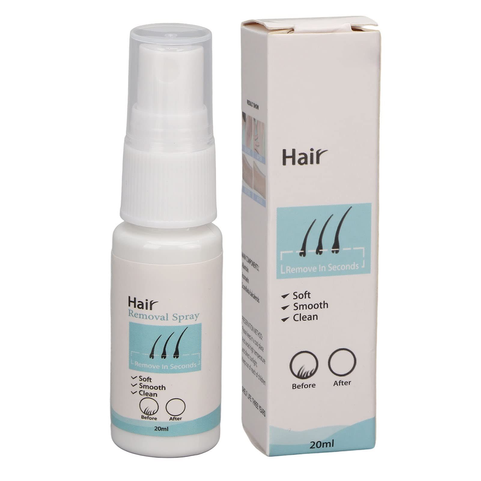 Anggrek Body Hair Removal Spray - Hair Growth Inhibitor & Moisturizing Foam for Smooth Skin | Painless & Effective Hair Removal for Women & Men | Perfect for Legs, Arms, Bikini Line & Underarms