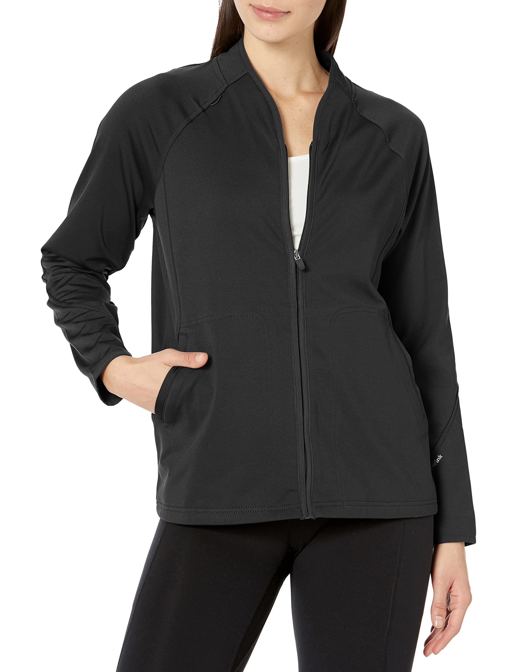 WonderWink Women's Fleece Full-Zip Jacket - Soft Warm Winter Coat for Outdoor Activities, Work & Casual Wear