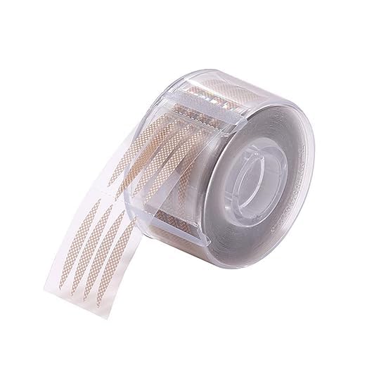 Sezotta 600 Pairs Invisible Waterproof Eyelid Tape for Double Eyelid & Hooded Eyes - Makeup Sticker Strips with Fork Tool | Perfect for Asian Monolid Makeup, Eye Lift Enhancement & Natural Looking Eye Definition