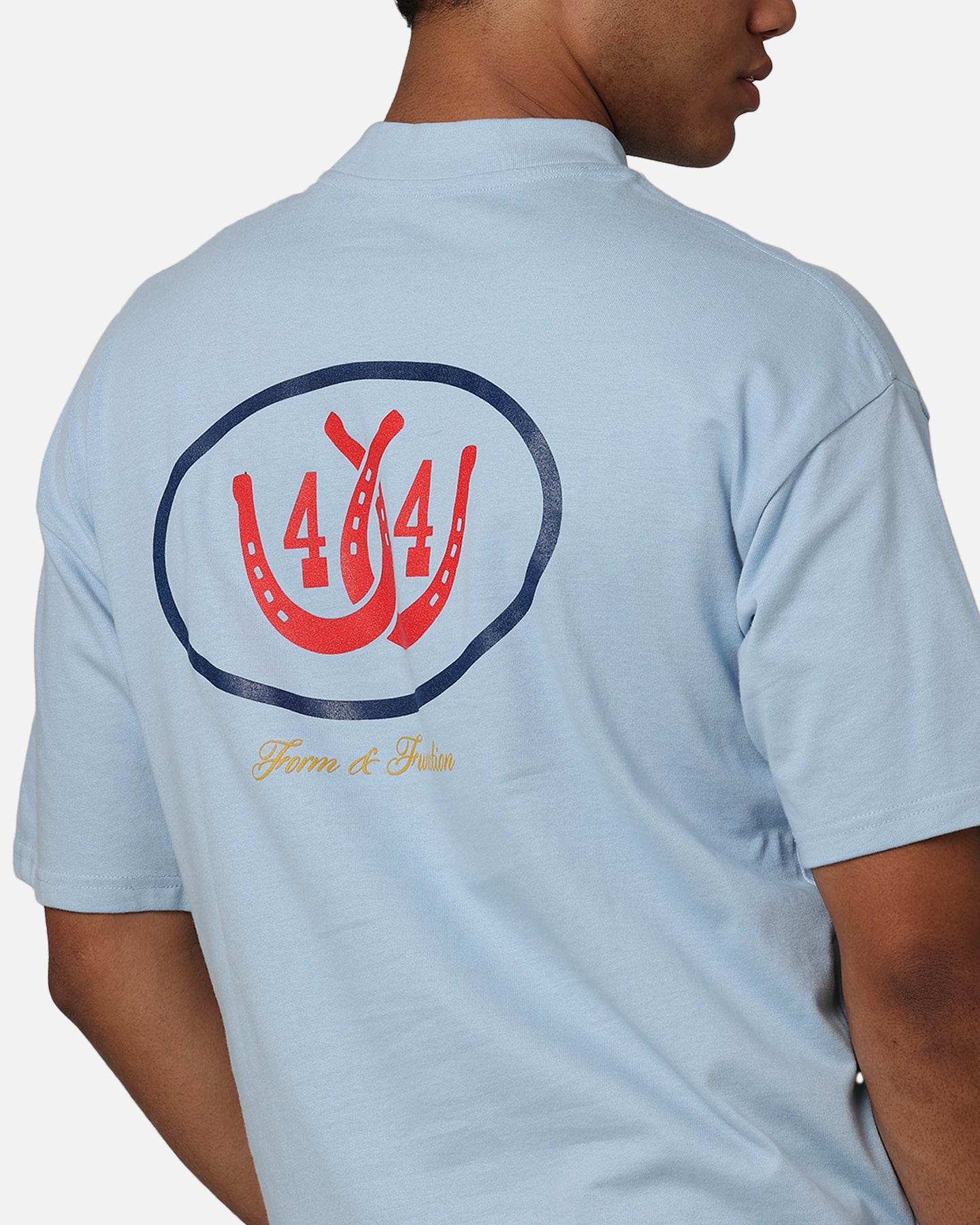 404 Desert Frontier T-Shirt for Men - Light Blue Vintage Graphic Tee | Casual Wear, Street Style, Outdoor Adventures