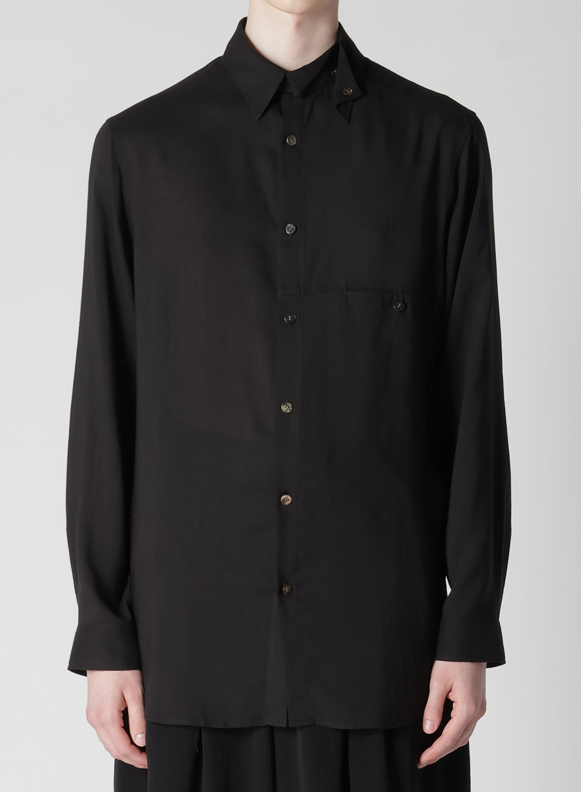 Stylish Cellulose Fabric Collar Blouse for Women - Elegant Office Wear & Casual Outfit