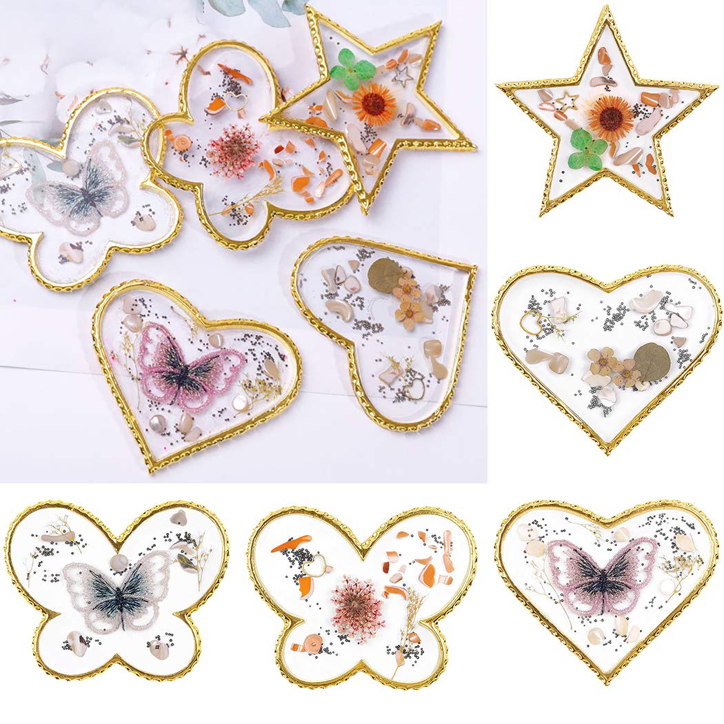 Legendog Nail Art Palette Display Board - Star Heart Butterfly Design Nail Mixing Palette for Nail Polish & Gel - Professional Nail Supplies for Salon & DIY Manicure - Perfect for Nail Artists, Beginners & Home Use