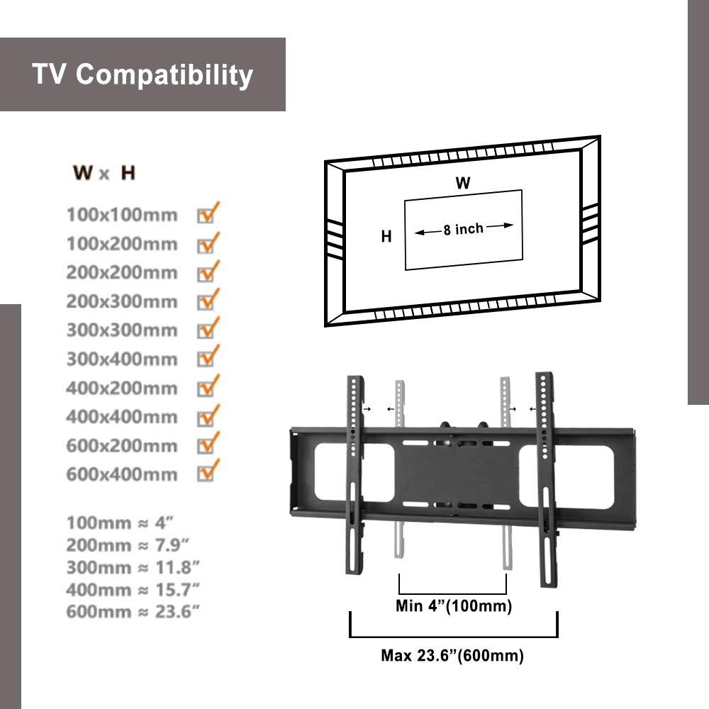 Universal TV Stand for 50-65 Inch TVs - Adjustable Height Metal Frame Swivel Base with Tempered Glass & Storage - Holds 110 lbs - Entertainment Center for Living Room, Bedroom - Perfect for Movie Nights & Gaming Setup