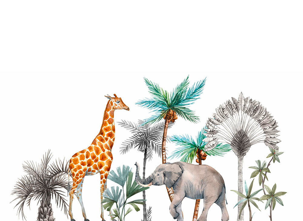 Designwalls 2 African Zoo Wall Art - Modern African Wildlife Canvas Prints for Living Room & Bedroom Decor - Perfect for Home, Office & Nursery Wall Decor