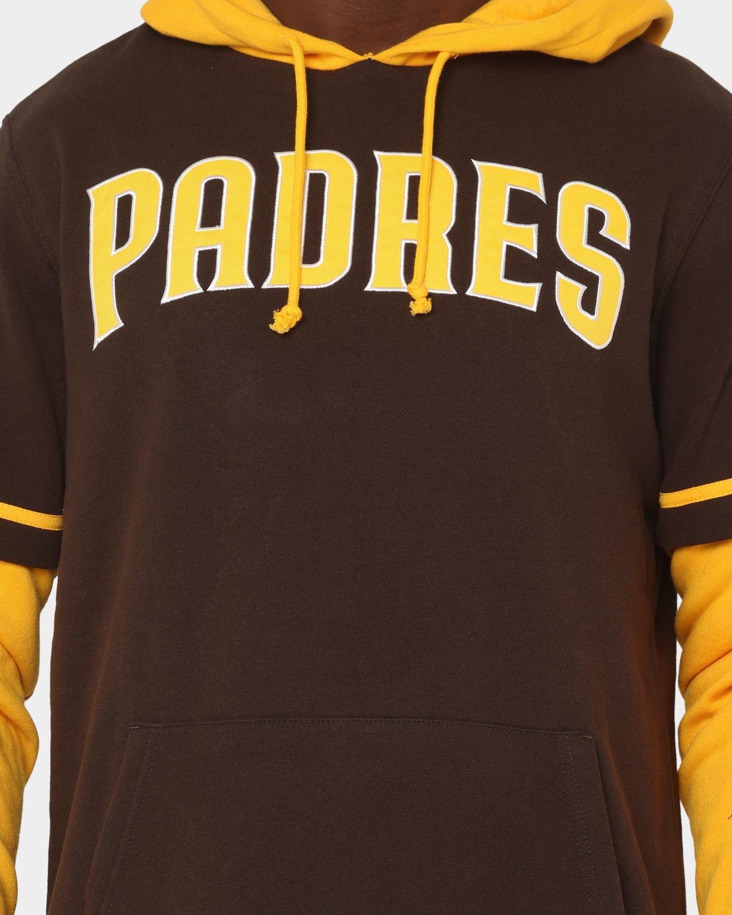 47 Brand San Diego Padres Short Sleeve Hoodie - Brown MLB Baseball Fan Apparel for Men & Women - Perfect for Game Day, Casual Wear & Sports Events