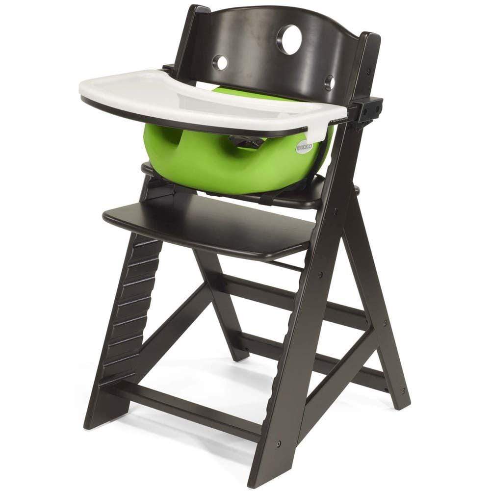 Keekaroo Height Right High Chair with Infant Insert & Tray - Adjustable Baby Feeding Seat for Home & Restaurant Use