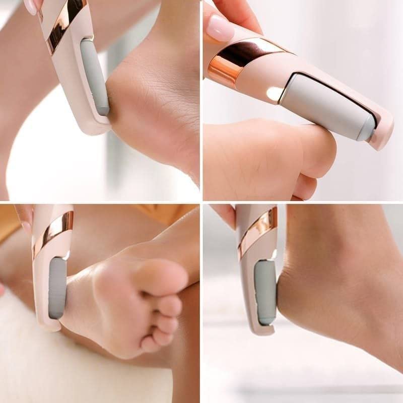 GOPAD Electric Foot Callus Remover - Professional Pedicure Machine for Hard Cracked Skin & Dead Skin Removal - Rechargeable Foot Scrubber Roller with Spin Technology - Home Spa Pedi Care (Multicolor) - Perfect for At-Home Foot Care & Relaxation After Workouts