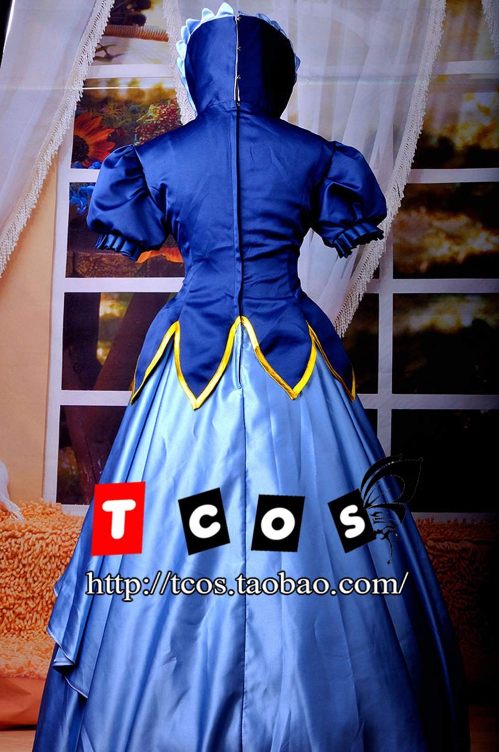 Anime Juvia Lockser Cosplay Costume - Fairy Tail Blue Hair Wig & Dress Set for Halloween, Christmas Parties, Conventions, and Cosplay Performances