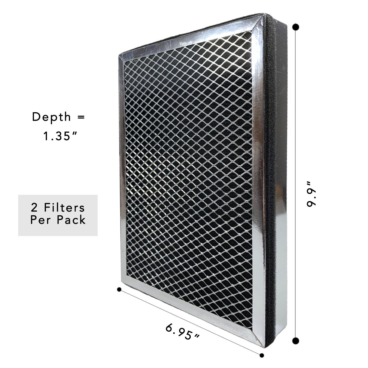 2 Pack True HEPA Filter Replacement for Medify Air MA-25 Air Purifier - Clean Air for Home, Office & Bedroom