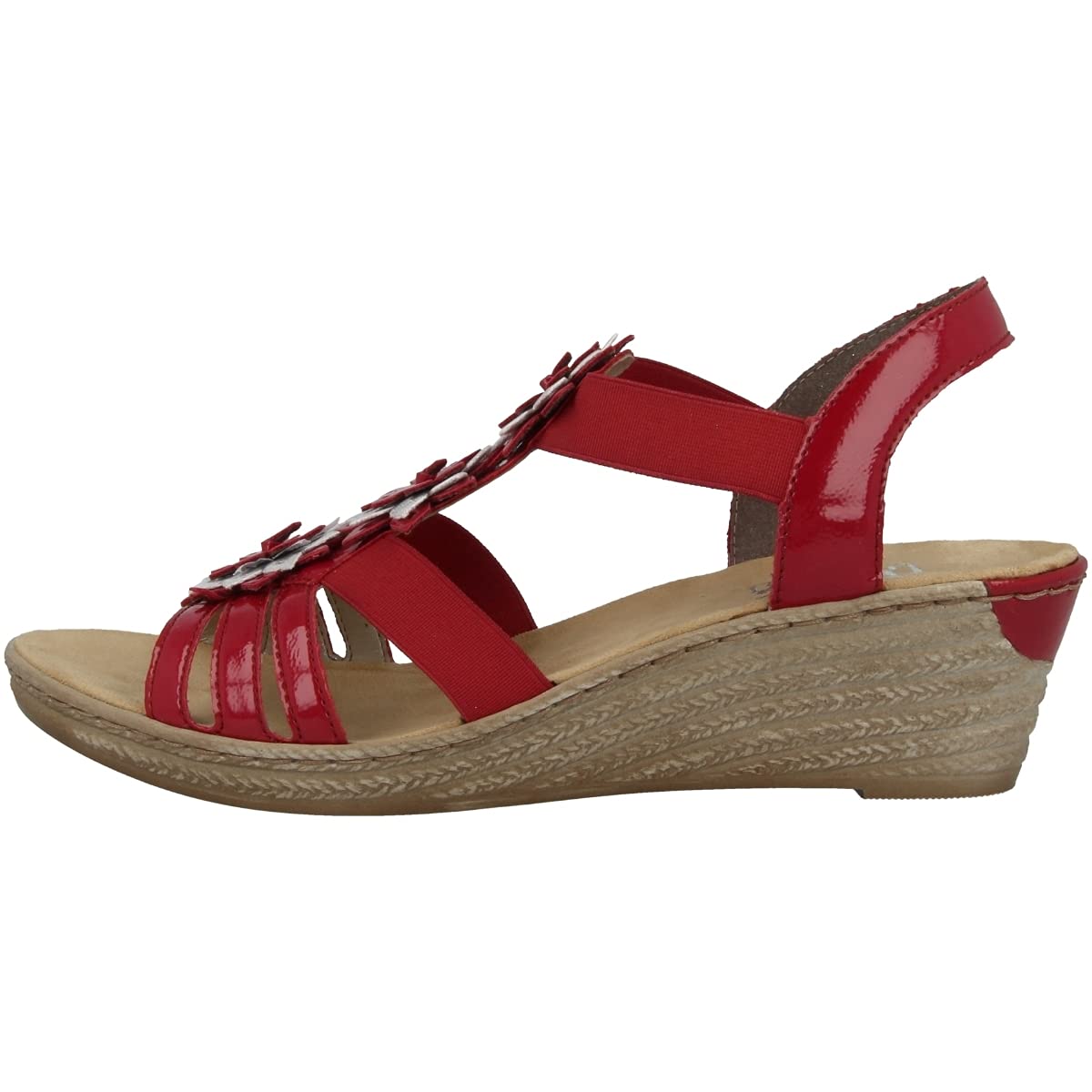 Rieker Women's Comfortable Closed Toe Sandals - Breathable & Lightweight for Walking, Travel & Summer Outfits
