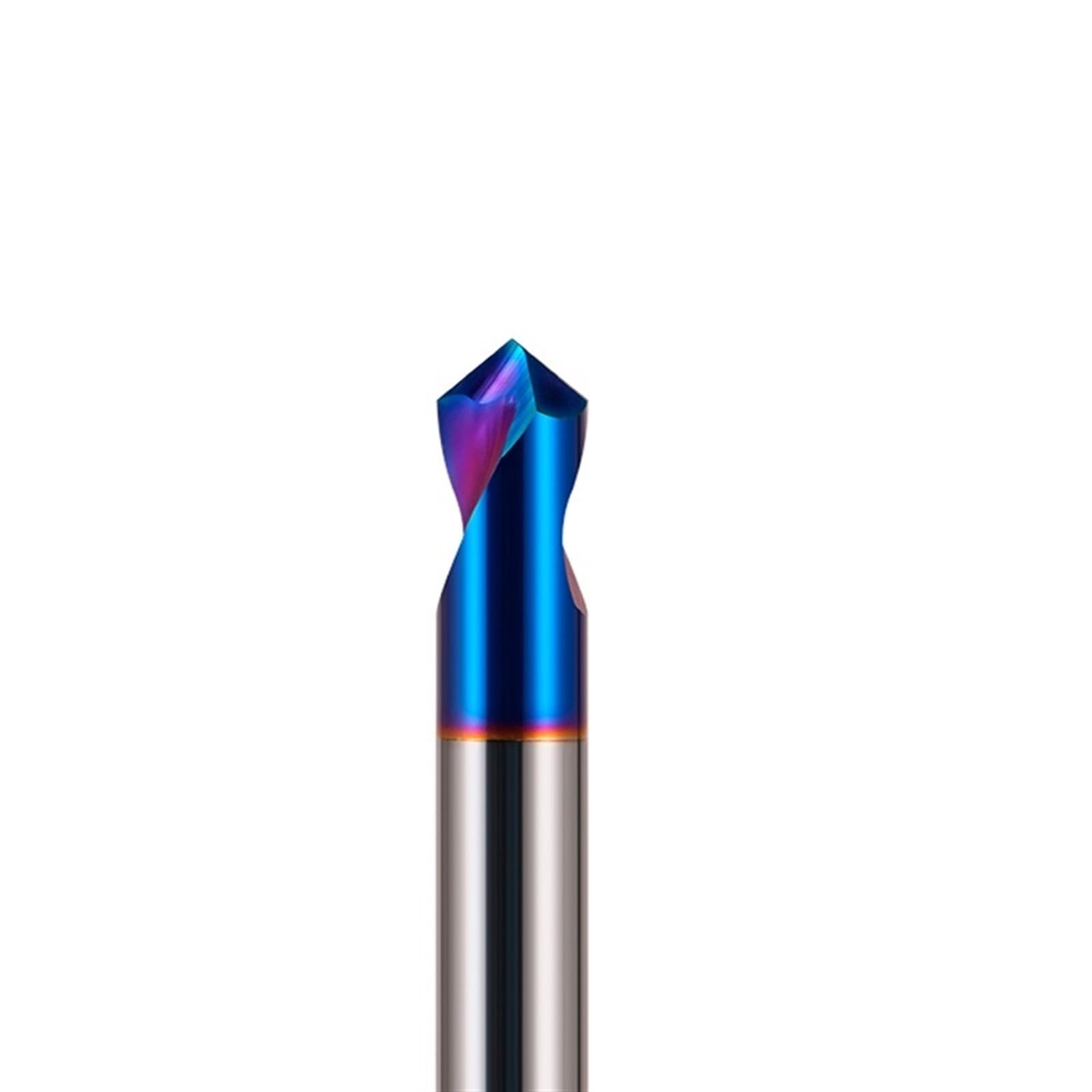 90 Degree Solid Carbide Chamfer Countersink Drill Bit - HRC65 Hardness, 12mm Size - Perfect for Metalworking, Woodworking & DIY Projects - Spotting & Location Hole Drilling Tool (1Pcs)