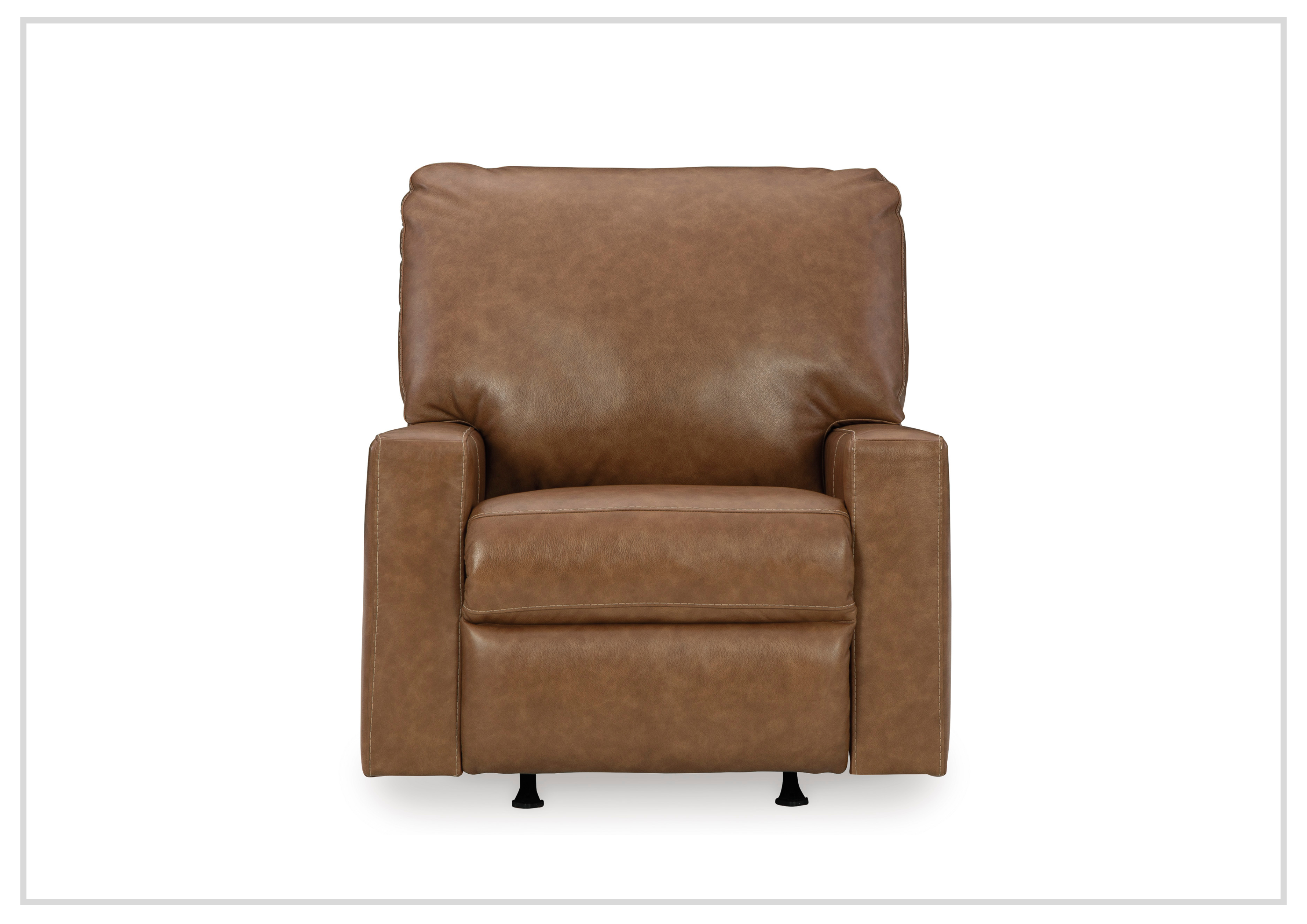 Gio Italia Bella Genuine Leather Rocker Recliner Chair - Comfortable Living Room Furniture for Relaxing & Nursing Mothers