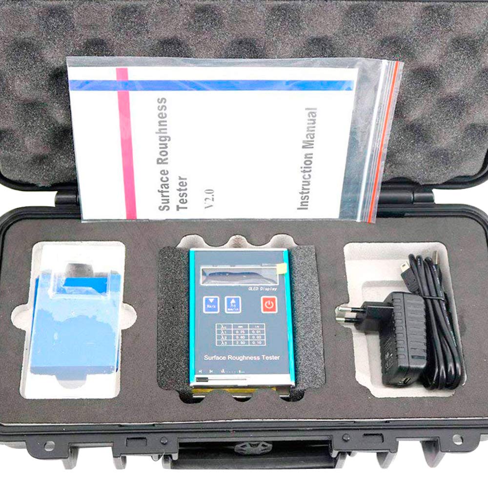 KR110 Digital Surface Roughness Tester - Portable Metal & Non-Metallic Material Surface Measurement Tool | Ideal for Quality Control in Manufacturing & Engineering