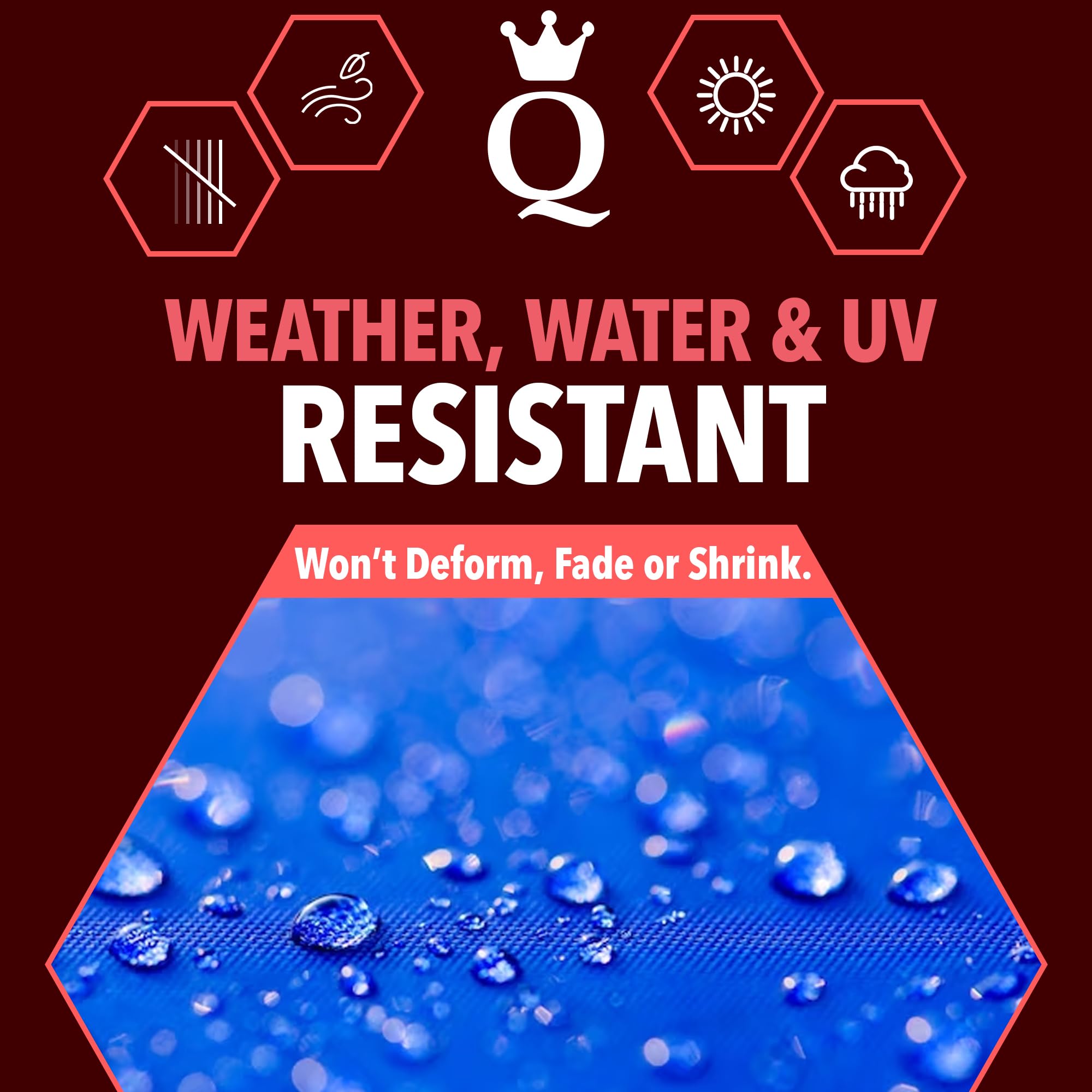 QUEEN OF TARPS | 20x30 Heavy Duty Waterproof Tarp - 120 GSM (12 MIL) UV & Tear Resistant | Ideal for Camping, Outdoor Furniture, Car Covers, Tent Protection, Painting Drop Cloths & Firewood Cover | Durable Multipurpose Outdoor Tarp for All-Weather Protection