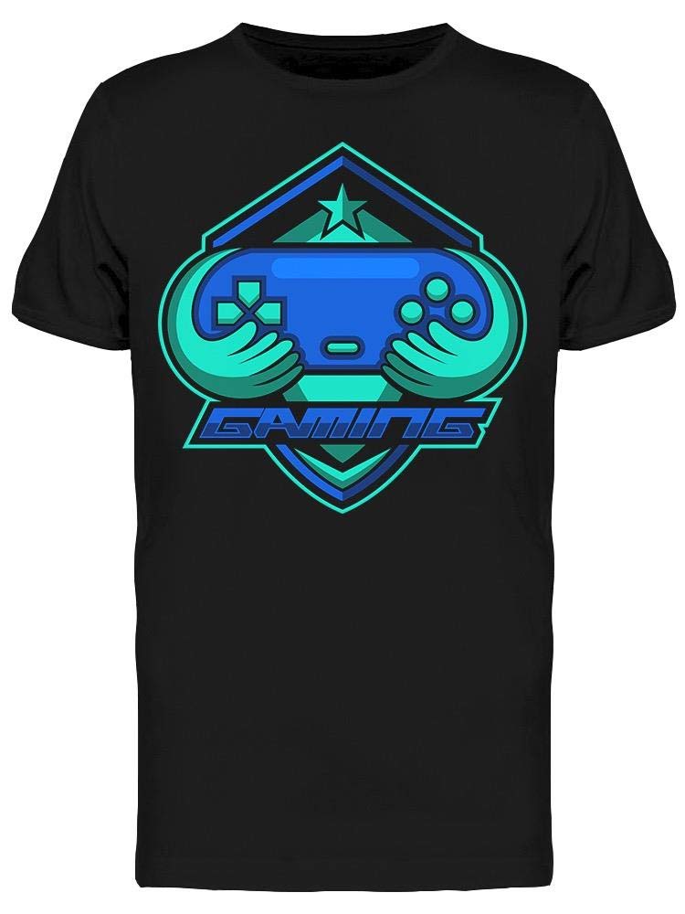 Premium Gaming Controller Icon Clipart T-Shirt for Men - Perfect for Gamers, Esports Enthusiasts & Casual Wear