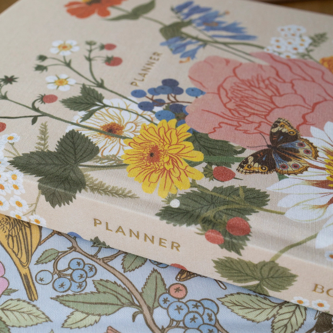 Botanica Paper Co. Linen Bound Undated Weekly Planner - Floral Garden Design | Perfect for Scheduling, Journaling & Gift Giving