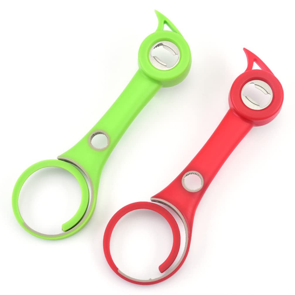 2-Pack Stainless Steel Beer Bottle Opener - Multi-Functional Household Bottle Opener for Beer & Cans - Durable, Portable & Practical - Perfect for Parties, Camping & Home Bars