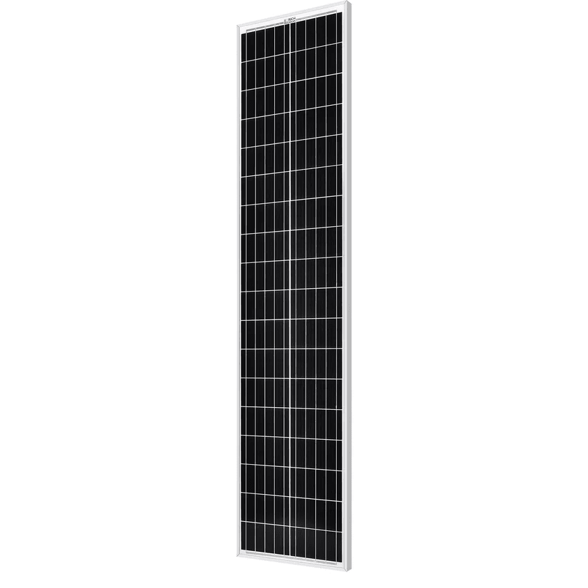 RICH SOLAR MEGA 100 SLIM - 100 Watt 12V Monocrystalline Solar Panel | Lightweight Compact Design | 25-Year Output Warranty | Perfect for RV, Boat, Off-Grid & Camping Power Needs
