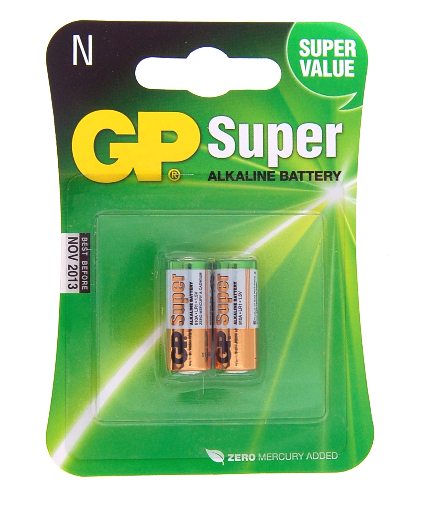 Alkaline LR1 1.5V N-Size Batteries - 2 Pack for Cameras, Flashlights & Electronic Devices - Long Lasting Power for Photo Equipment & Small Electronics
