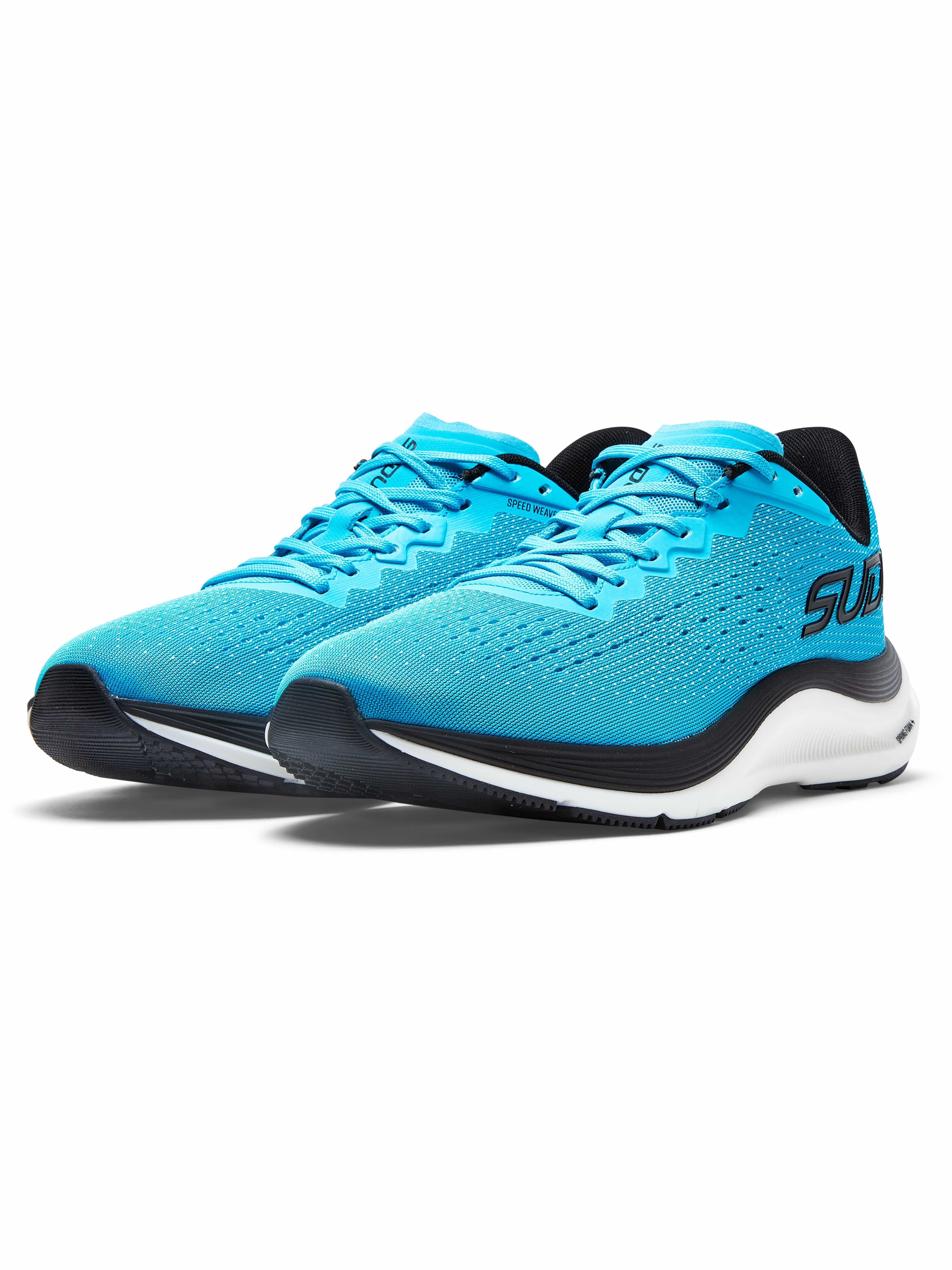 SRM 01 Running Shoes for Men & Women - Lightweight Breathable Athletic Sneakers in Light Blue/Black - Perfect for Jogging, Gym Workouts & Daily Walking