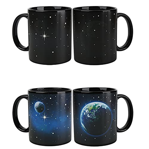 Blue Earth and moon