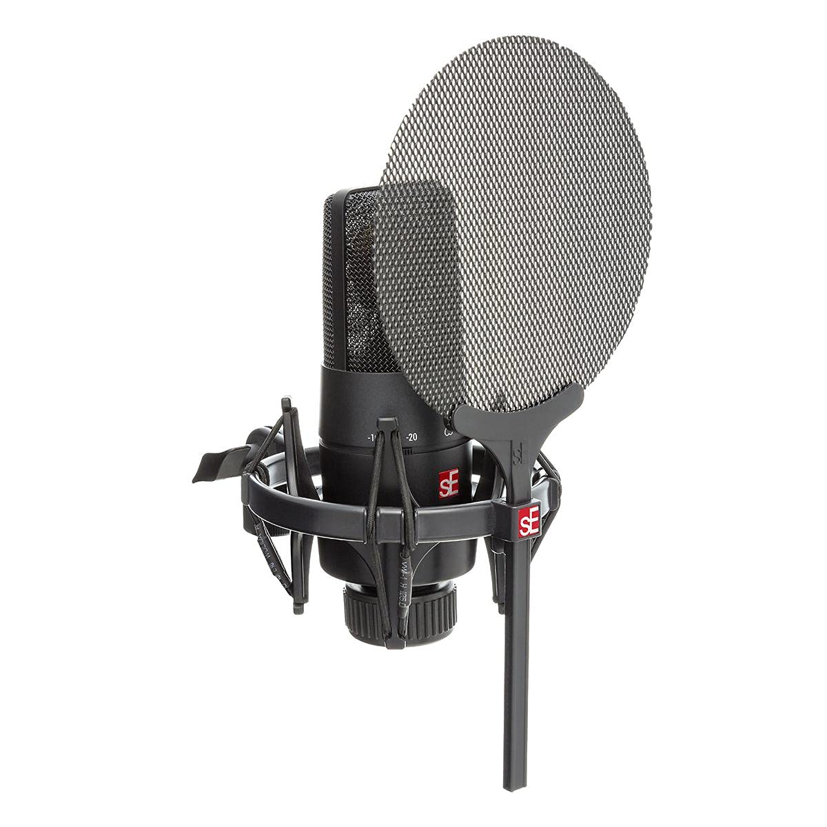 SE Electronics X1-S-Vocal-Pack Large Diaphragm Condenser Microphone Kit with Shock Mount & Pop Filter - Professional Studio Recording for Vocals, Podcasts & Voice Overs