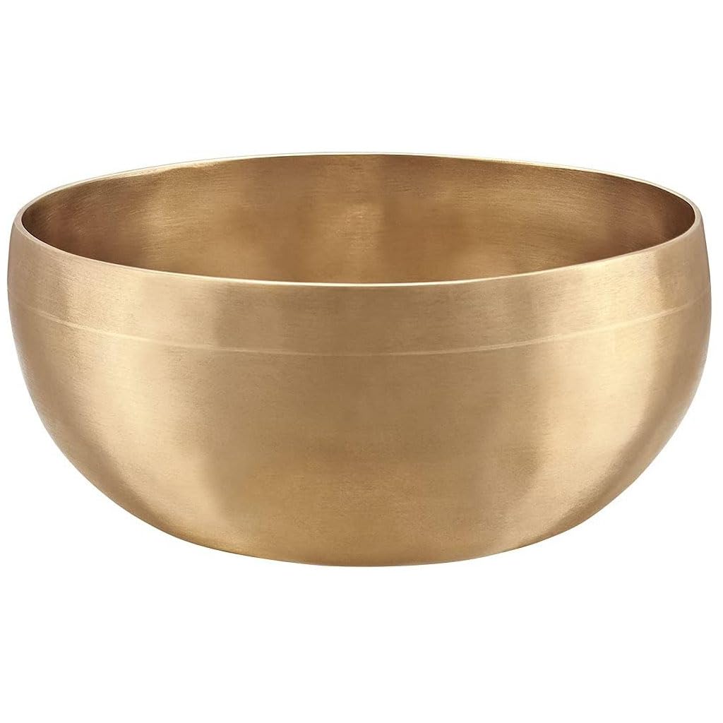 Authentic Bronze Singing Bowl with Felt Ring & Cover - Handcrafted in India for Meditation, Yoga & Sound Healing Therapy | Universal Series | 2-Year Warranty | Perfect for Home Meditation, Yoga Studios & Healing Centers