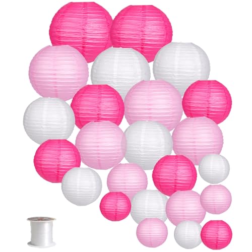 Pink/white