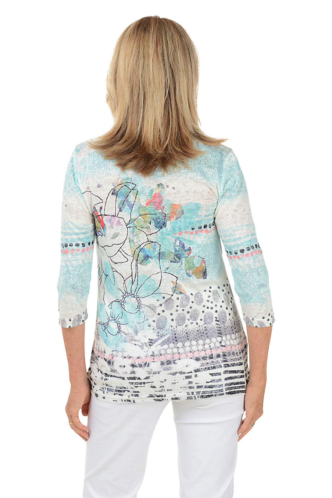 Elegant Decoupage Jeweled Knit Top for Women - Fashionable Beaded Blouse for Party, Date Night & Special Occasions
