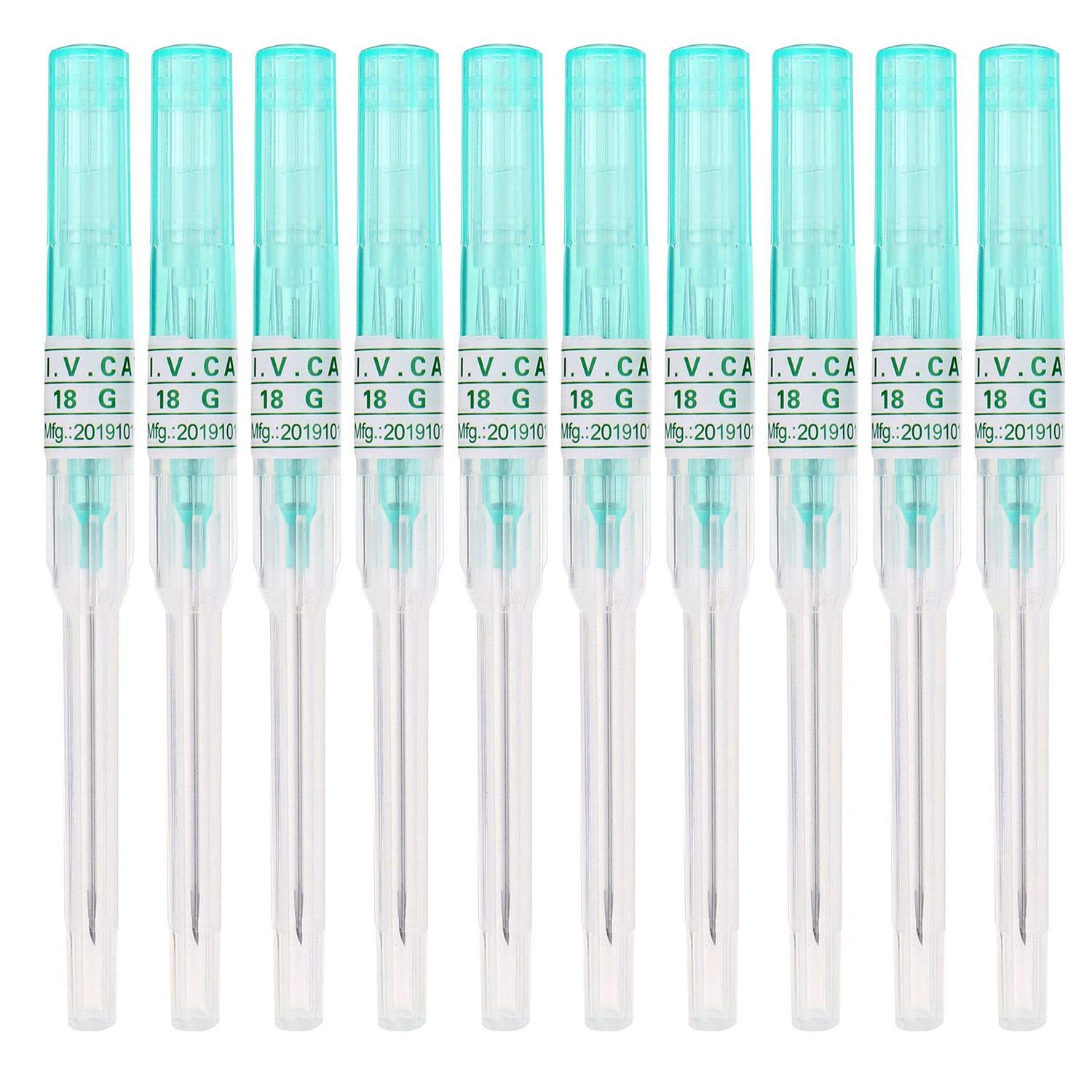 18G Piercing Needles Kit - 10PCS IV Catheter Needles for Ear, Nose & Body Piercing - Professional IV Start Kits Supplies - Perfect for Tattoo Artists, Piercing Studios & Home Use