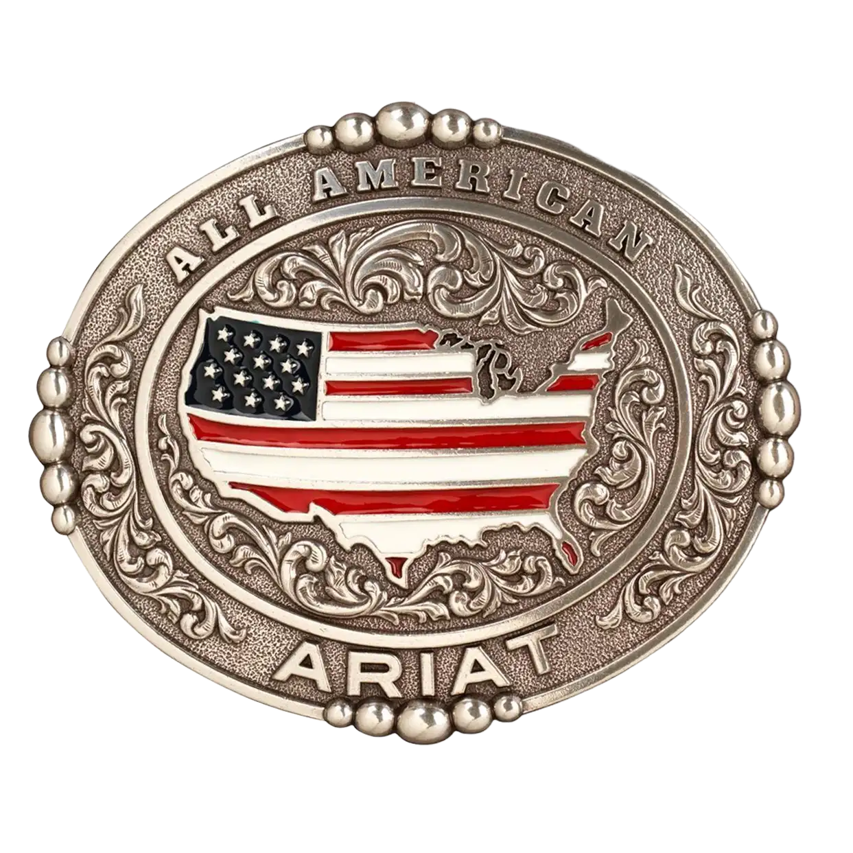 Ariat All American Belt Buckle for Men & Women - Western Style Cowboy Buckle - Perfect for Rodeo, Horse Riding & Country Fashion