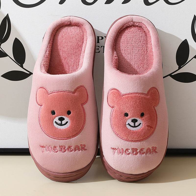SnugglePaws: Cute Kawaii Teddy Bear Slippers for Women & Girls - Cozy Home & Lounge Wear for Indoor Comfort