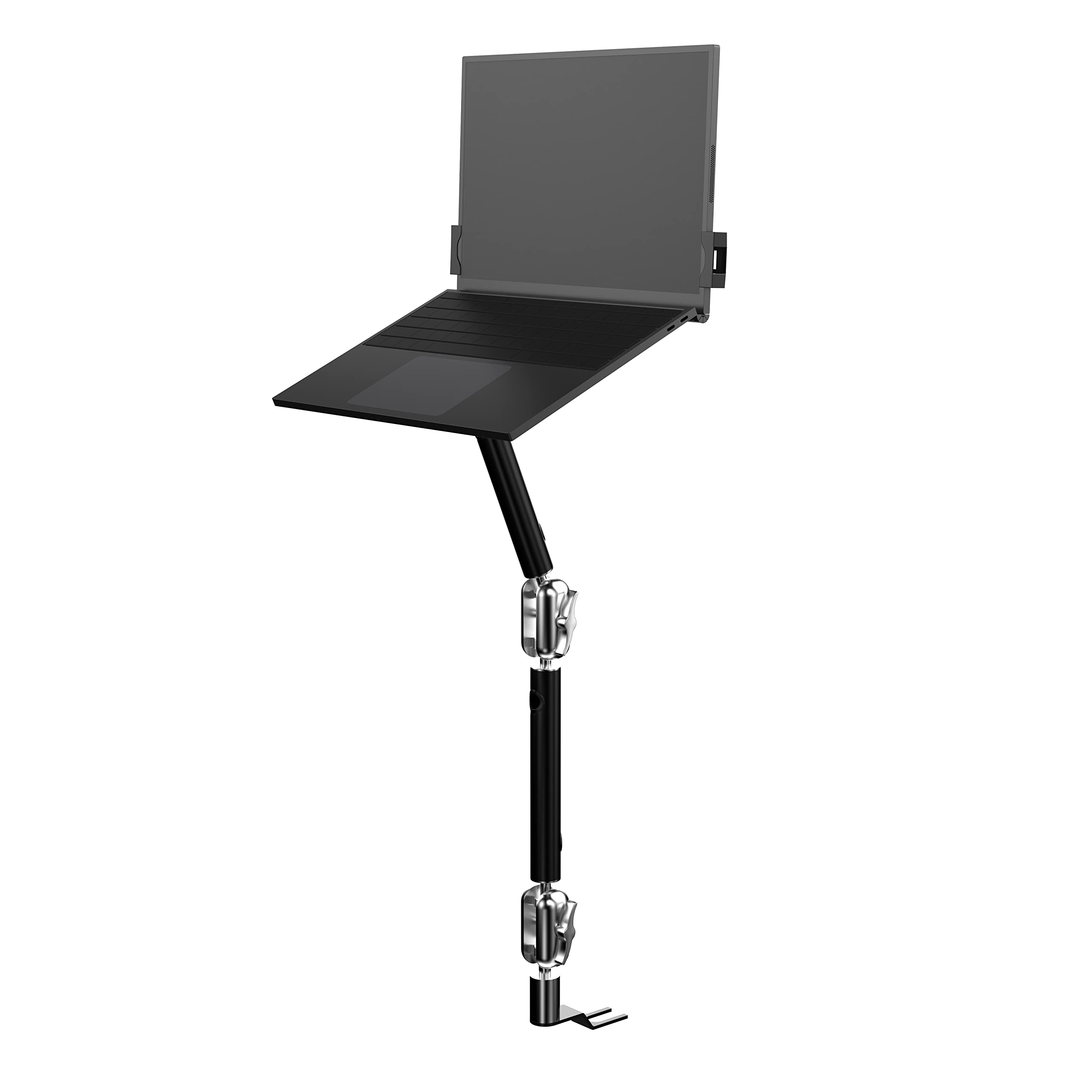 CTA Digital Laptop Arm with VESA Mounting Base - Secure Laptop Holder for 17