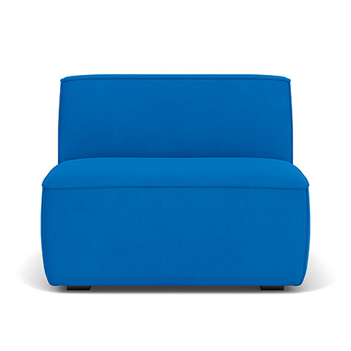 Modern Dane Fabric 1-Seater Modular Armless Sofa - Perfect for Small Spaces, Apartments & Contemporary Living Rooms