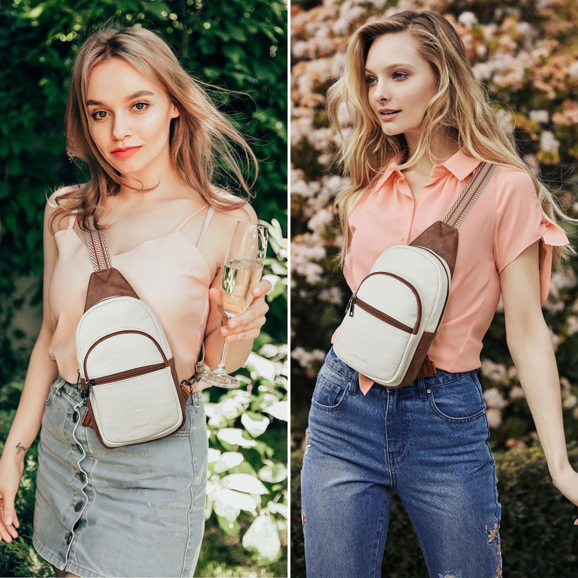 Stylish Unisex Crossbody Sling Bag with 5 Pockets - Anti-Theft Fanny Pack for Women & Men | Perfect for Travel, Gym & Outdoor Activities