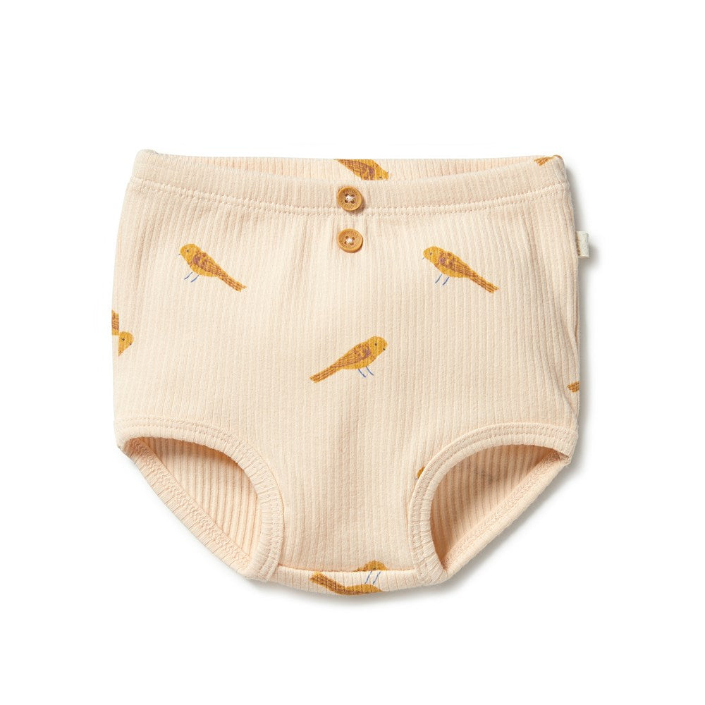 Organic Cotton Baby Ribbed Diaper Pants - Soft & Breathable for Newborns & Infants - Perfect for Daycare, Playtime & Sleep