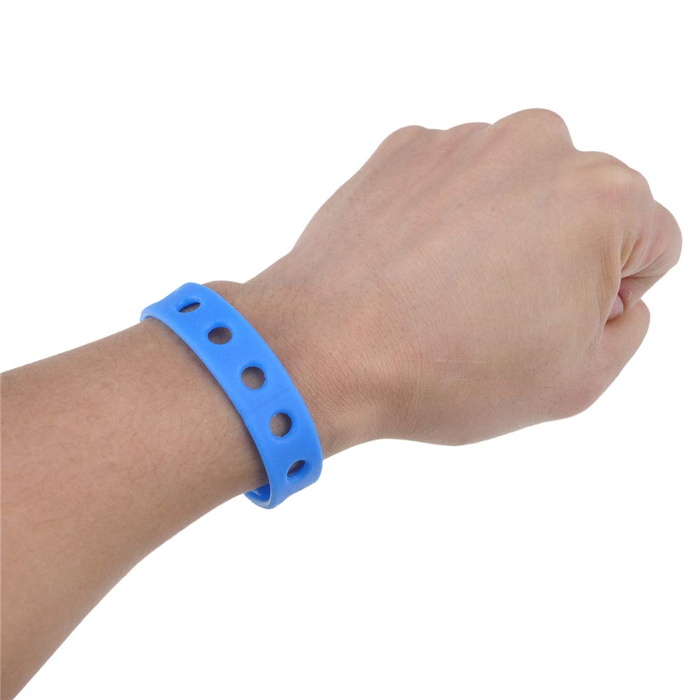 GOGO 10-Pack Adjustable Silicone Wristbands for Shoes - Customizable Rubber Bracelets for Adults - Perfect for Sports, Fashion Accessories & Shoe Charms