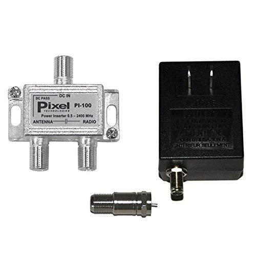 Pixel Satellite Radio PS-1 5V DC Power Inserter Kit - Replacement Power Supply for Satellite Radio - Perfect for Car, Home & RV Use