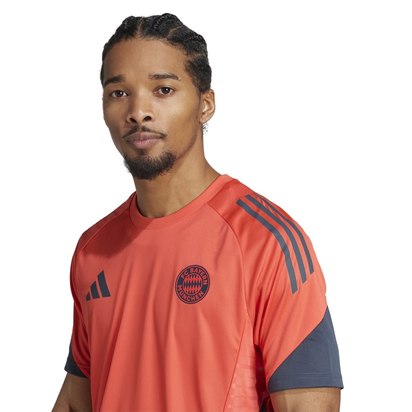 FC Bayern Munich Official Training Jersey - Men's Soccer Practice Shirt - Breathable & Lightweight for Gym, Running & Football Training