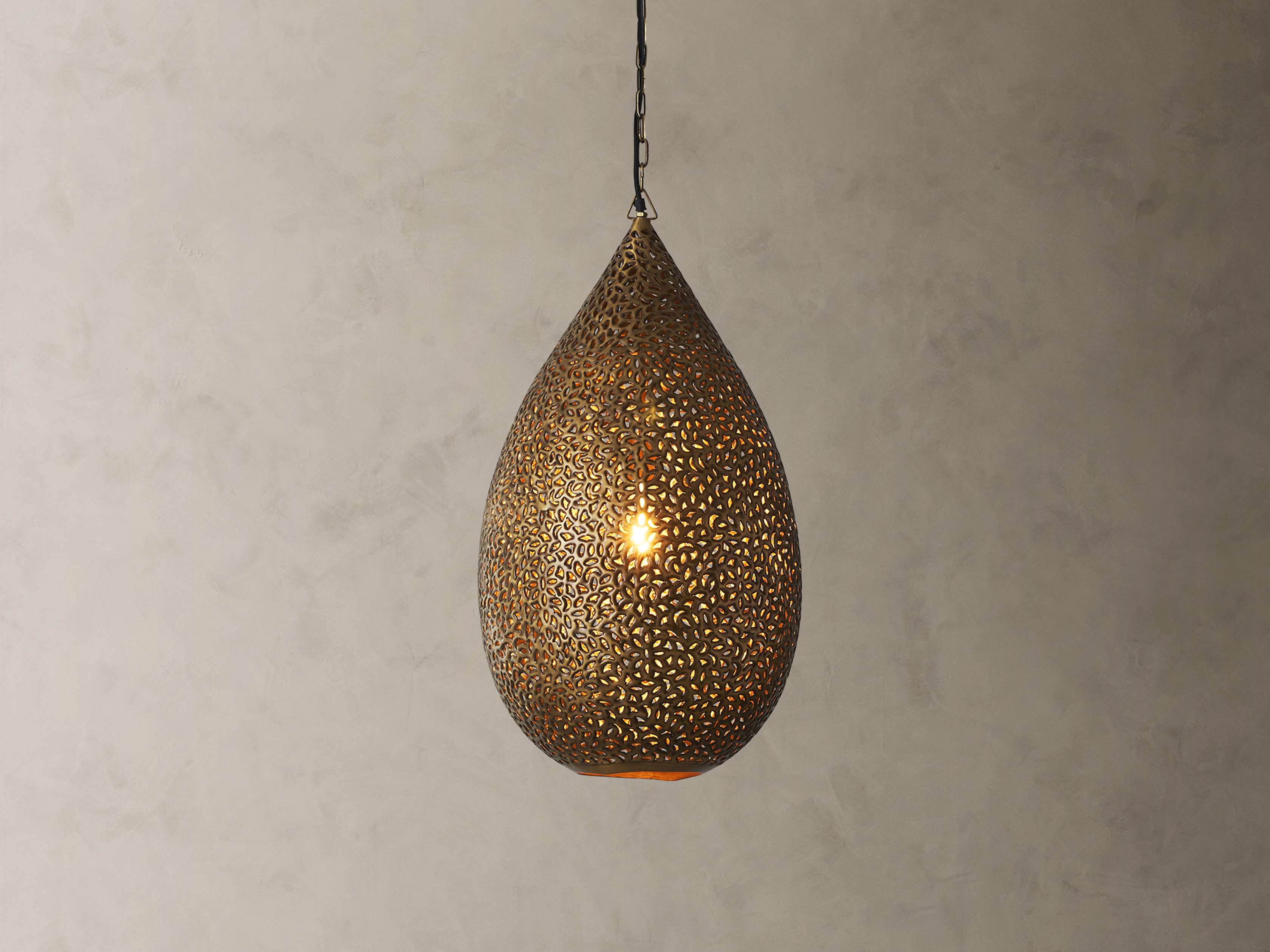 Astrid Drop Pendant Light - Modern Scandinavian Glass Hanging Lamp for Dining Room, Kitchen Island & Bedroom Lighting