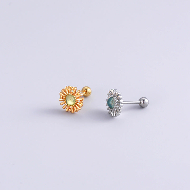 20G Evil Eye Cartilage Tragus Piercing Earrings - Hypoallergenic Stainless Steel Body Jewelry for Women | Perfect for Helix, Daith, and Tragus Piercings | HSPJ893