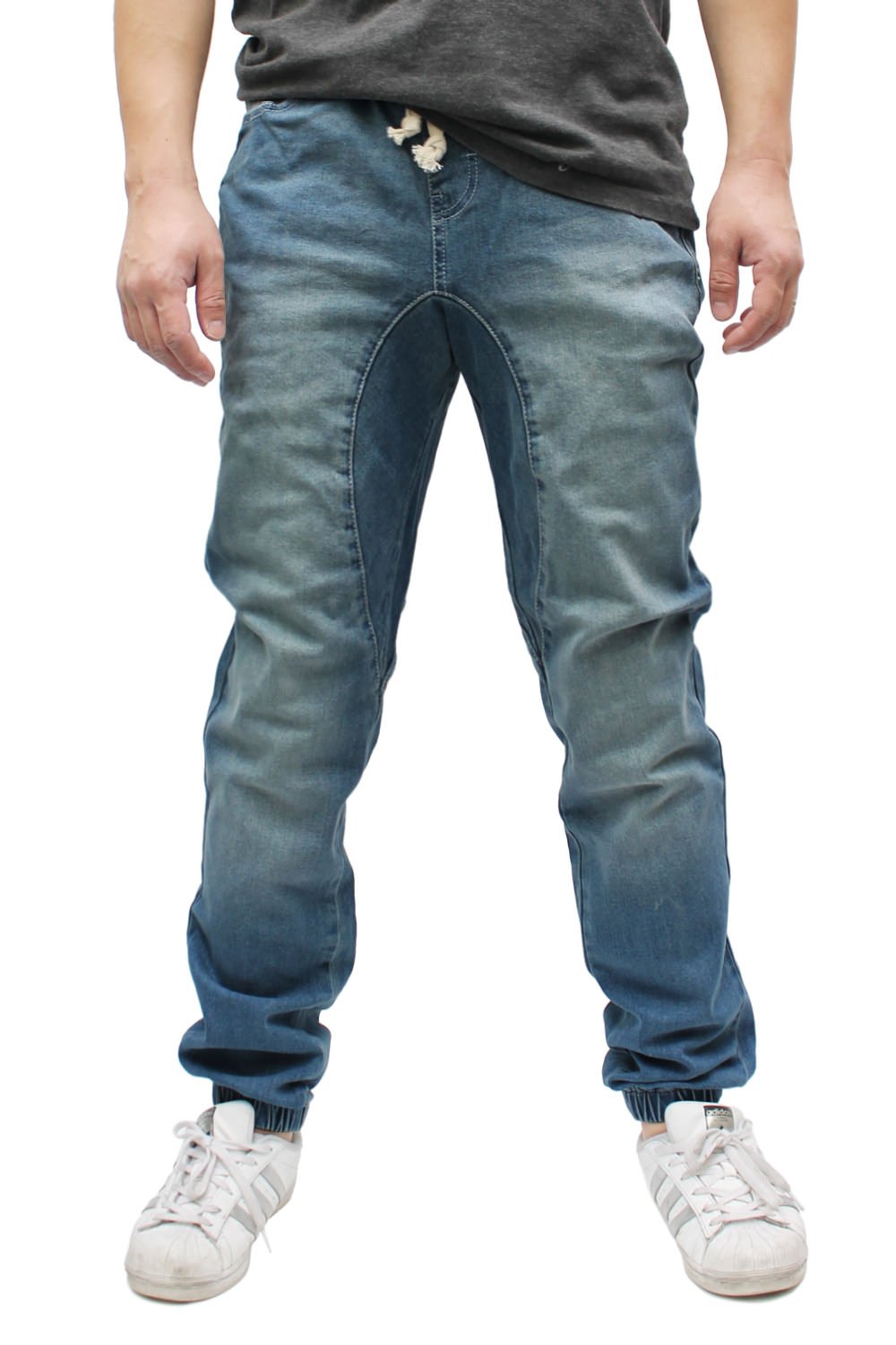 American Men's Drop Crotch Jogger Twill Pants - Comfortable Casual Lounge Pants for Streetwear, Workout & Home Relaxation