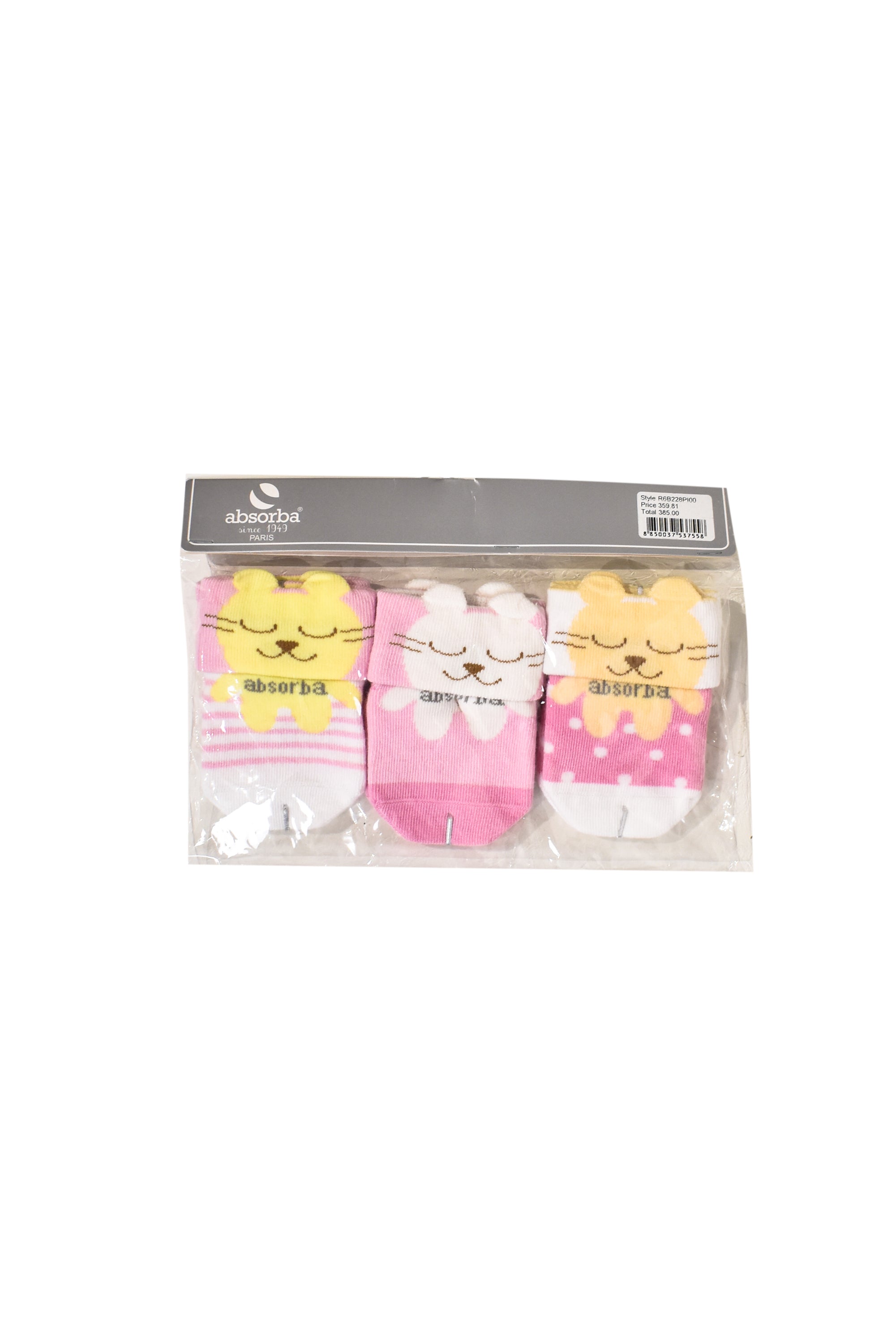 Absorba Socks One Size - Soft & Comfortable Cotton Socks for Men & Women - Perfect for Daily Wear, Sports & Outdoor Activities