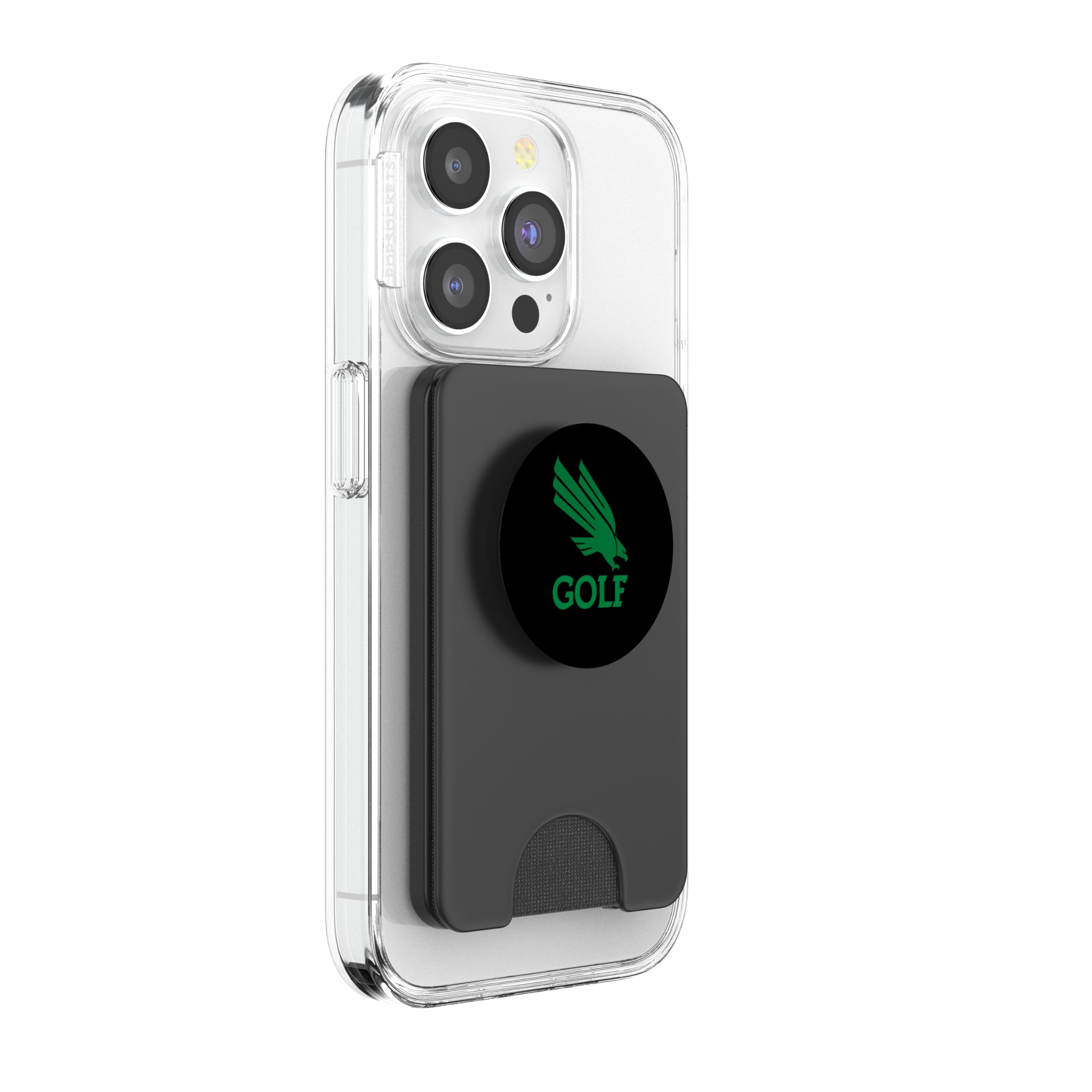 University of North Texas Golf Apparel & Fan Gear - MagSafe Compatible PopSockets PopWallet for iPhone - Perfect for Game Days, Golf Outings & Campus Life