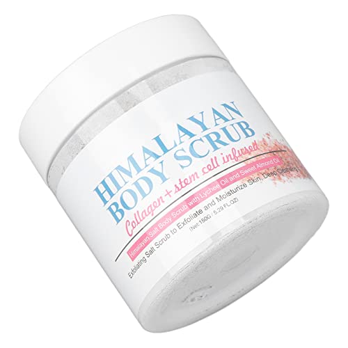 Himalayan Pink Salt Body Scrub - Exfoliating & Moisturizing for All Skin Types | Detox & Repair Dry Skin - Perfect for Spa Day & Self Care Routine