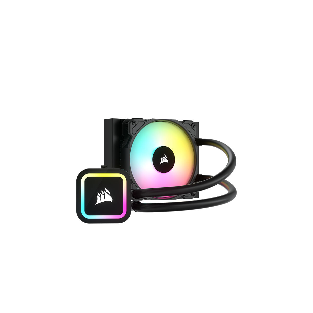 Corsair H60x RGB ELITE 120mm Liquid CPU Cooler - High Performance AIO Water Cooling System for Gaming PC & Workstation - Perfect for Overclocking and Silent Operation
