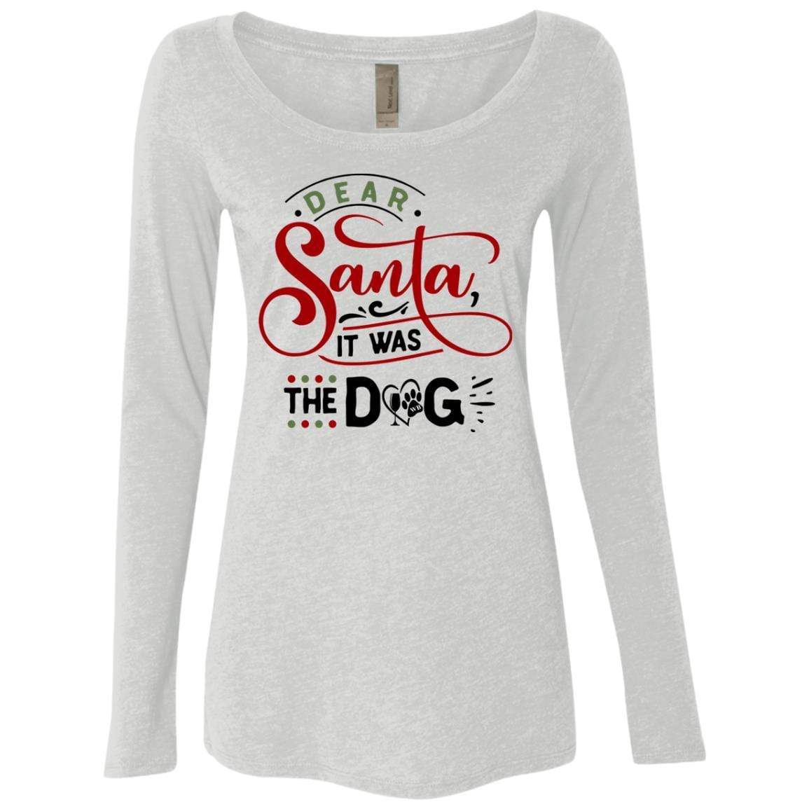 WineyBitches.Co Women's Long Sleeve Scoop Neck Tri-Blend T-Shirt - Soft & Comfortable for Casual Wear, Lounge & Everyday Outfits