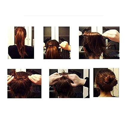 AK Ultimate Hair Bun Maker Tool for Girls - Easy DIY Hair Styling Accessories for Ponytails, Buns & Updos (Perfect for School, Parties & Everyday Wear)