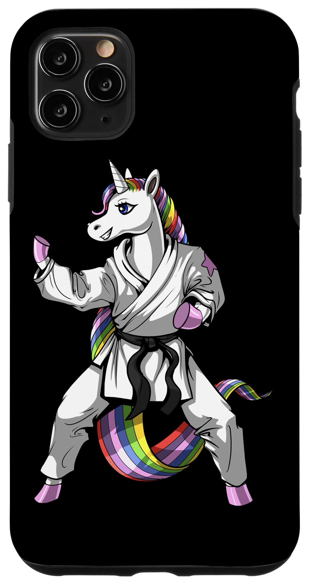 iPhone 11 Pro Max Case - Unicorn Design for Girls | Durable Martial Arts Inspired Phone Cover | Perfect for Karate, Taekwondo & Kickboxing Training