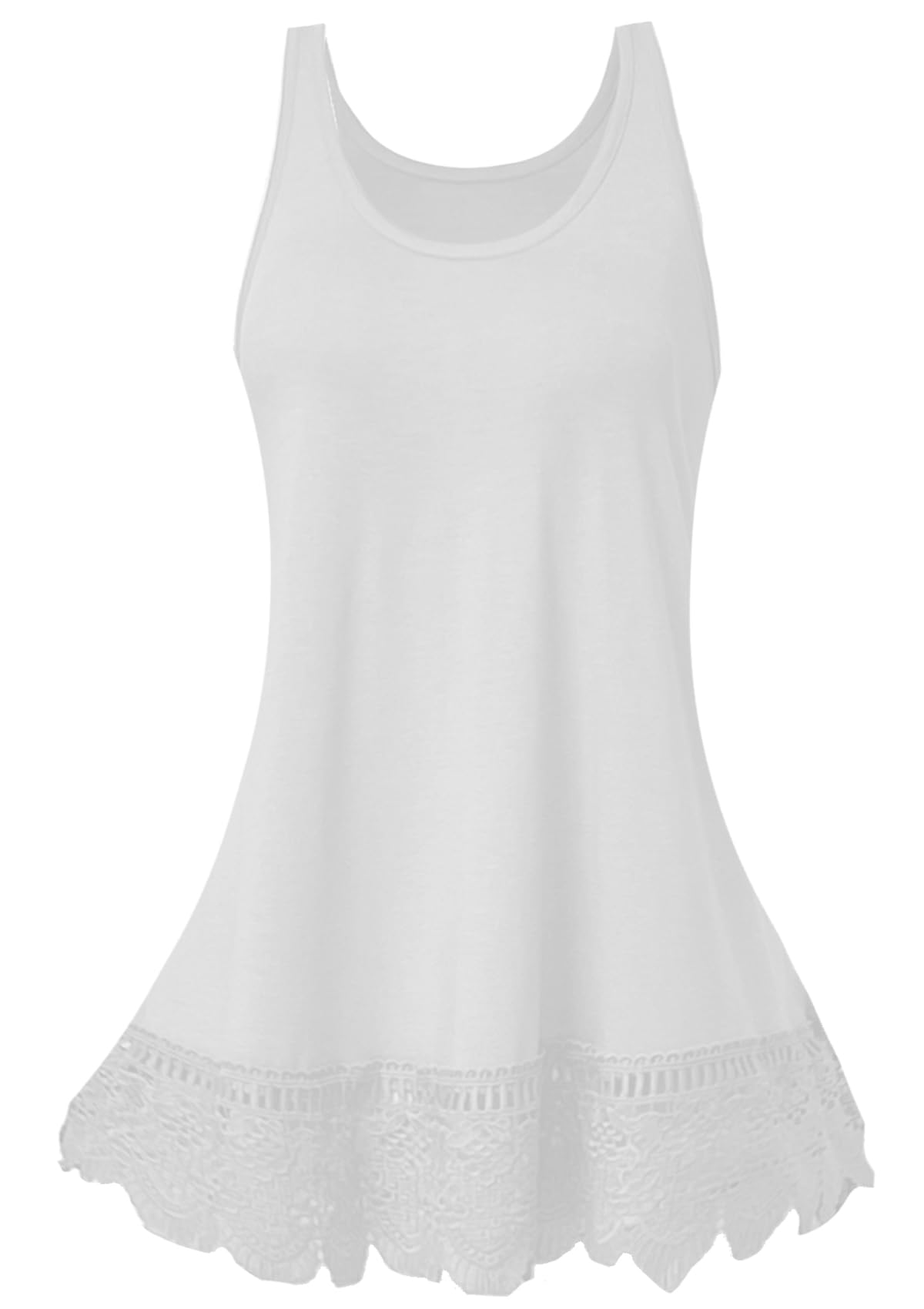 Epic MMA Gear Plus Size Women's Swing Lace Flowy Tank Top - Comfortable Workout & Training Apparel for Fitness, Boxing & Martial Arts